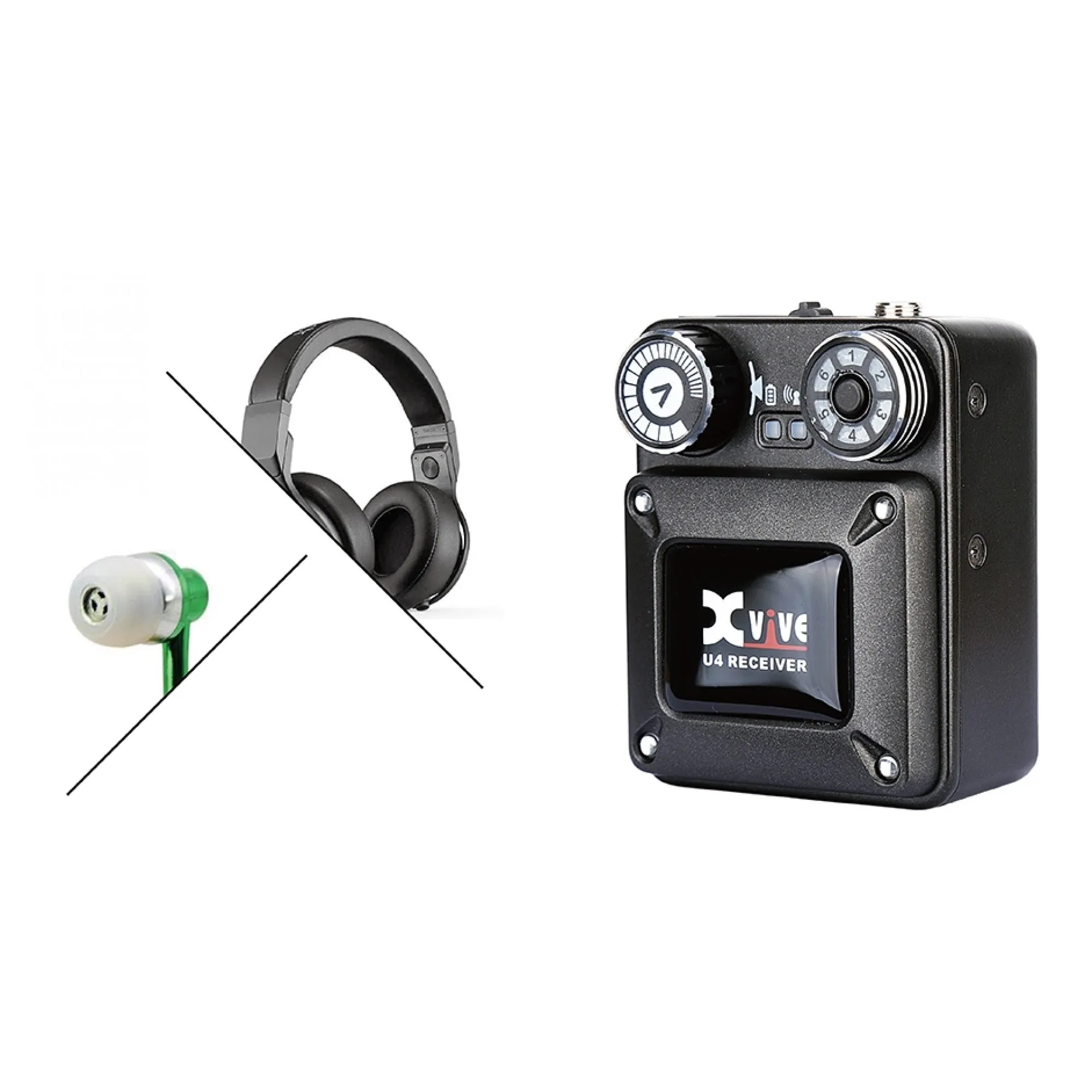 Xvive U4 Digital In Ear Monitor System 2.4Ghz